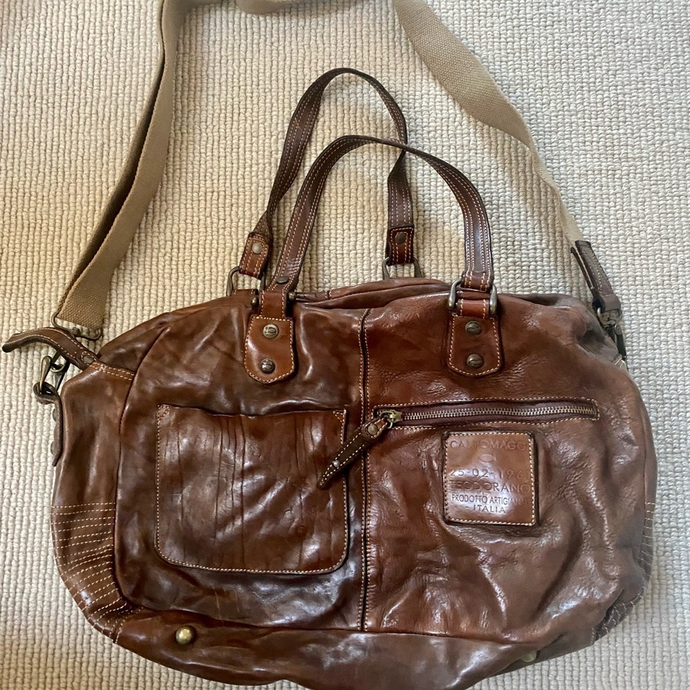Campomaggi Teodorano 1961 leather Weekender